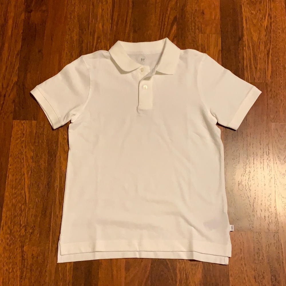 Gap Kids White Polo size Boys Large